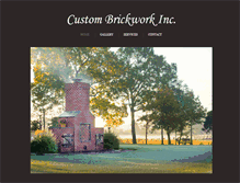 Tablet Screenshot of custombrickworkinc.com